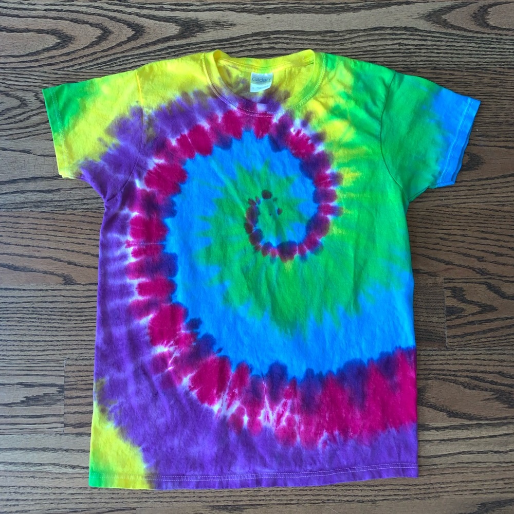 Spiral tie dye
